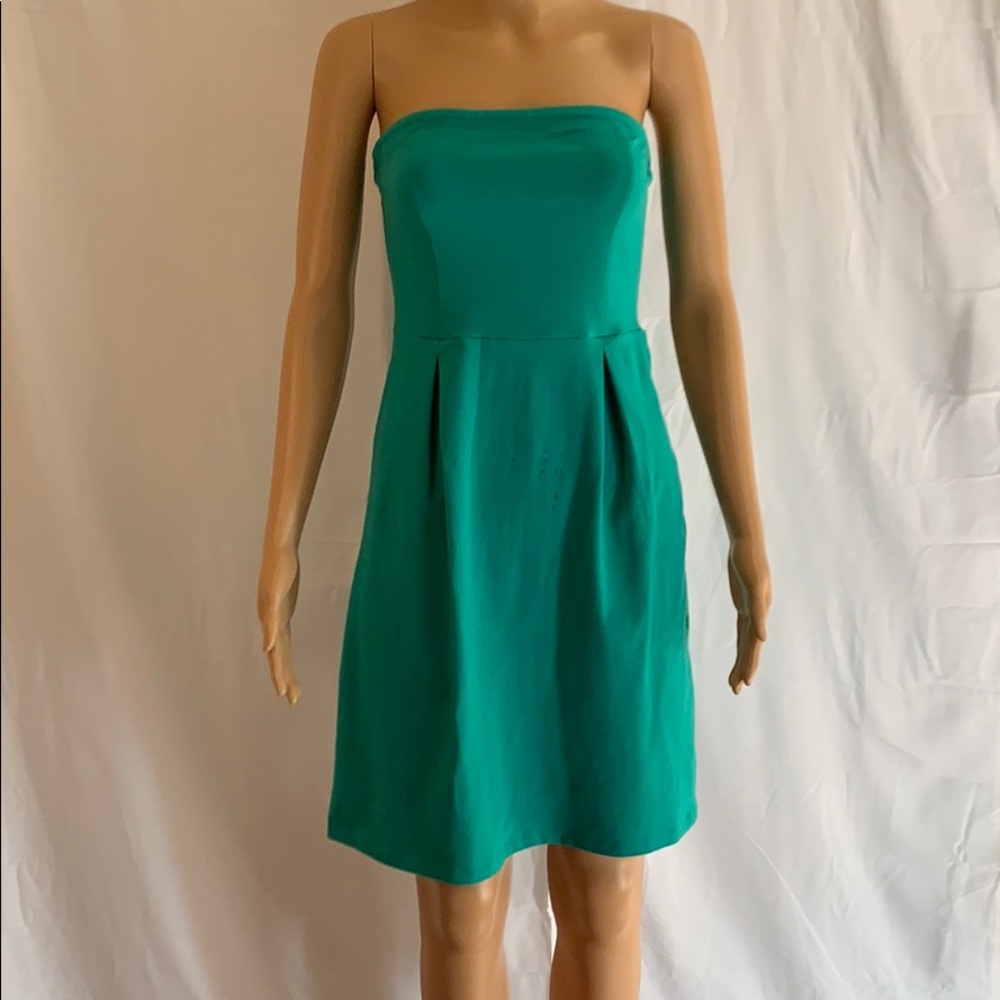 Old Navy - Green strapless dress